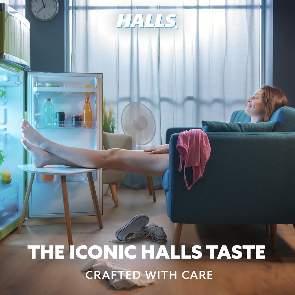 Halls Original Caramelos Sin Azúcar 480 uds (24 x 20 sticks de 32 g) – Mentol y Eucalipto, Frescor Intenso, Pack Ahorro Refrescante para Compartir – Edulcorados con Isomalt y Aspartamo