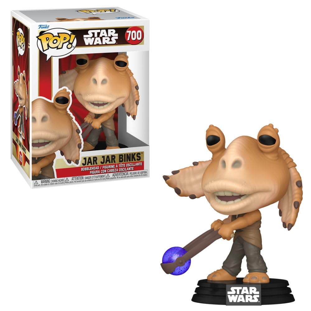 BONECO FUNKO POP STAR WARS SW JAR JAR BINKS W/BOOMA BALLS