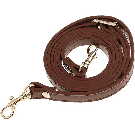 Uposao Schulterriemen Aus PU-Leder – Verstellbar, Mit Karabiner, Für Taschen & Handtaschen, Braun