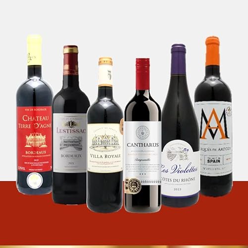 金賞受賞ワイン 赤ワイン 6本 ワインセット 飲み比べ フルボディ ボルドー 赤ワイン セット 人気 金賞 ワイン（金賞受賞赤6本）（Amazon）