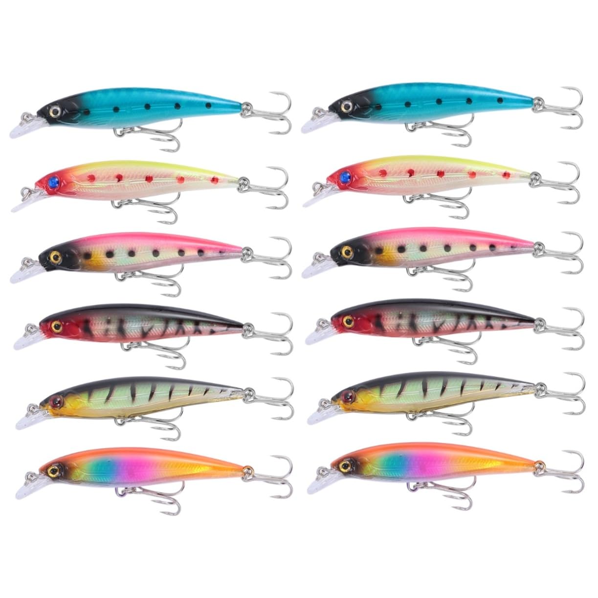 Leurres de pêche accessoires bioniques de surface pour poisson eau douce ABS - 8