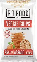 Fit Food Veggie Chips Grão De Bico e Tomate & Manjericão 40g