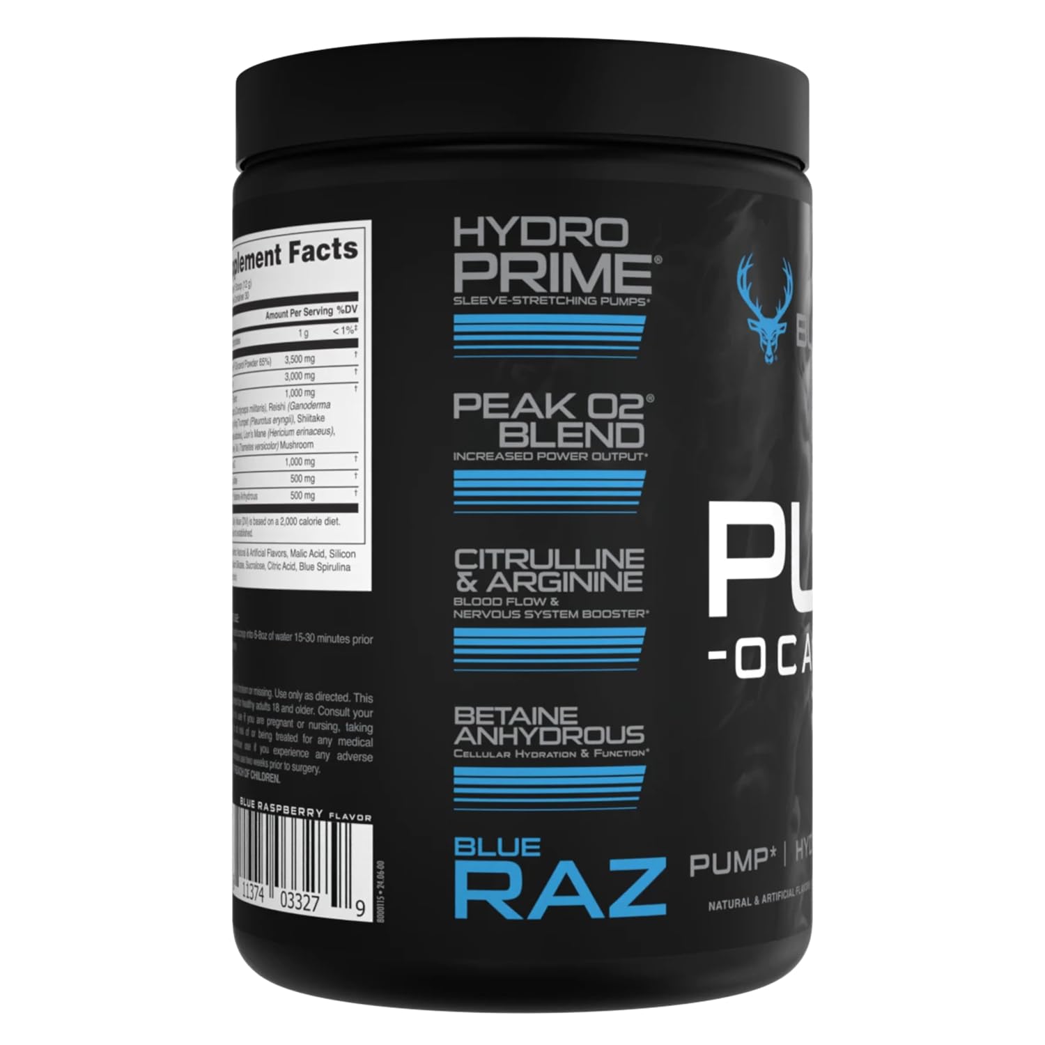 Pump-ocalypse Blue Raz | Nitric Oxide and L Arginine Supplement with Citrulline Malate, GlycerPump | Ultimate N.O. Booster | Lean Muscle Support for Blood Flow, Vascularity, Hydration and Endurance — Amazon image 3