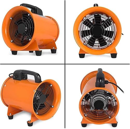 Miniatura 3 de Ventilador de escape industrial de 220 V soplador de alta velocidad con conducto de PVC de 164ft328ft extractor de humo portátil para sitios de