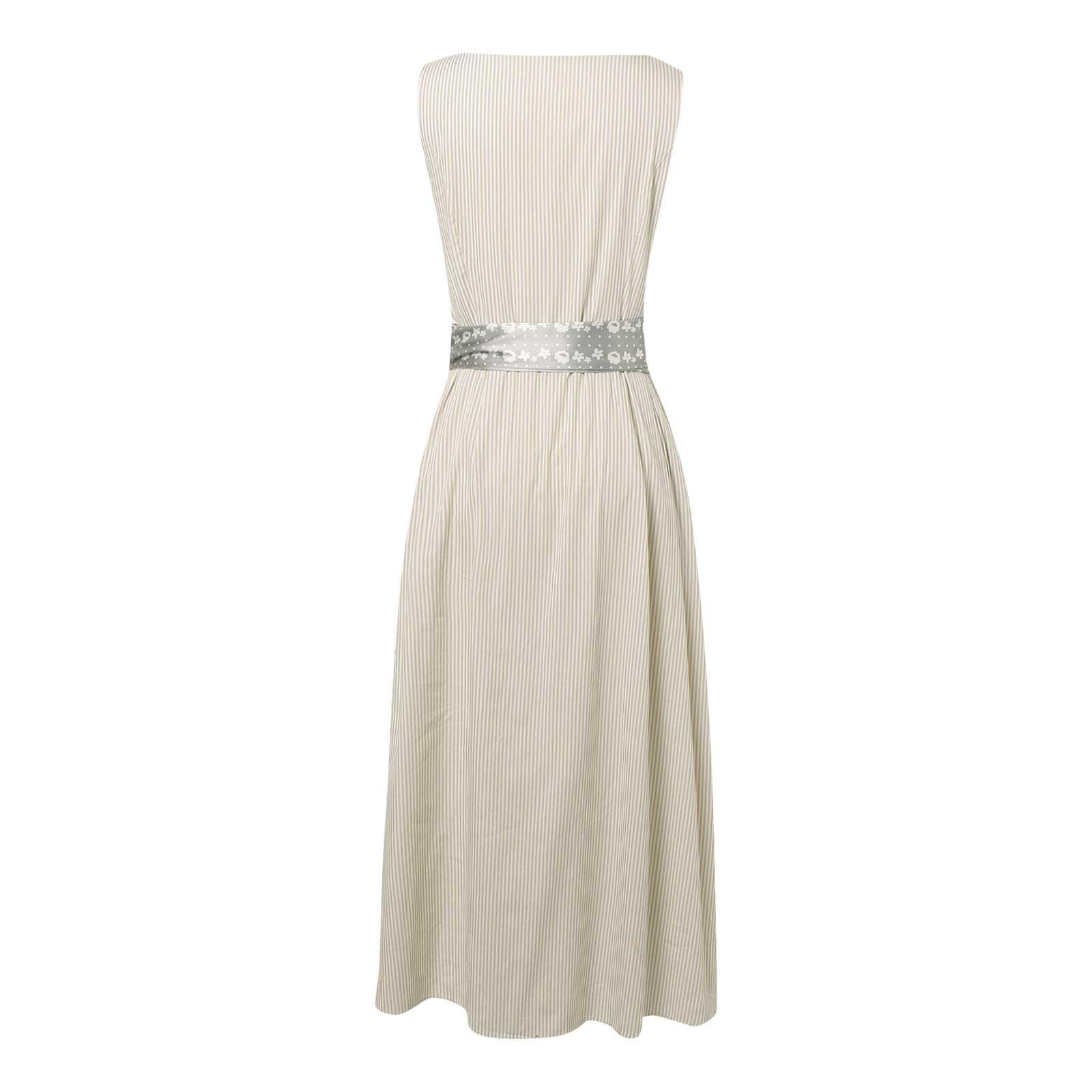 Dirndl Damen Midi Trachtenkleid - Trachtenkleid Trachtenrock Schlicht Outfit Trachtenmode Trachten Damen mit 2 Teilig Dirndl Schürze Oktoberfest Dresses Dirndlkleid