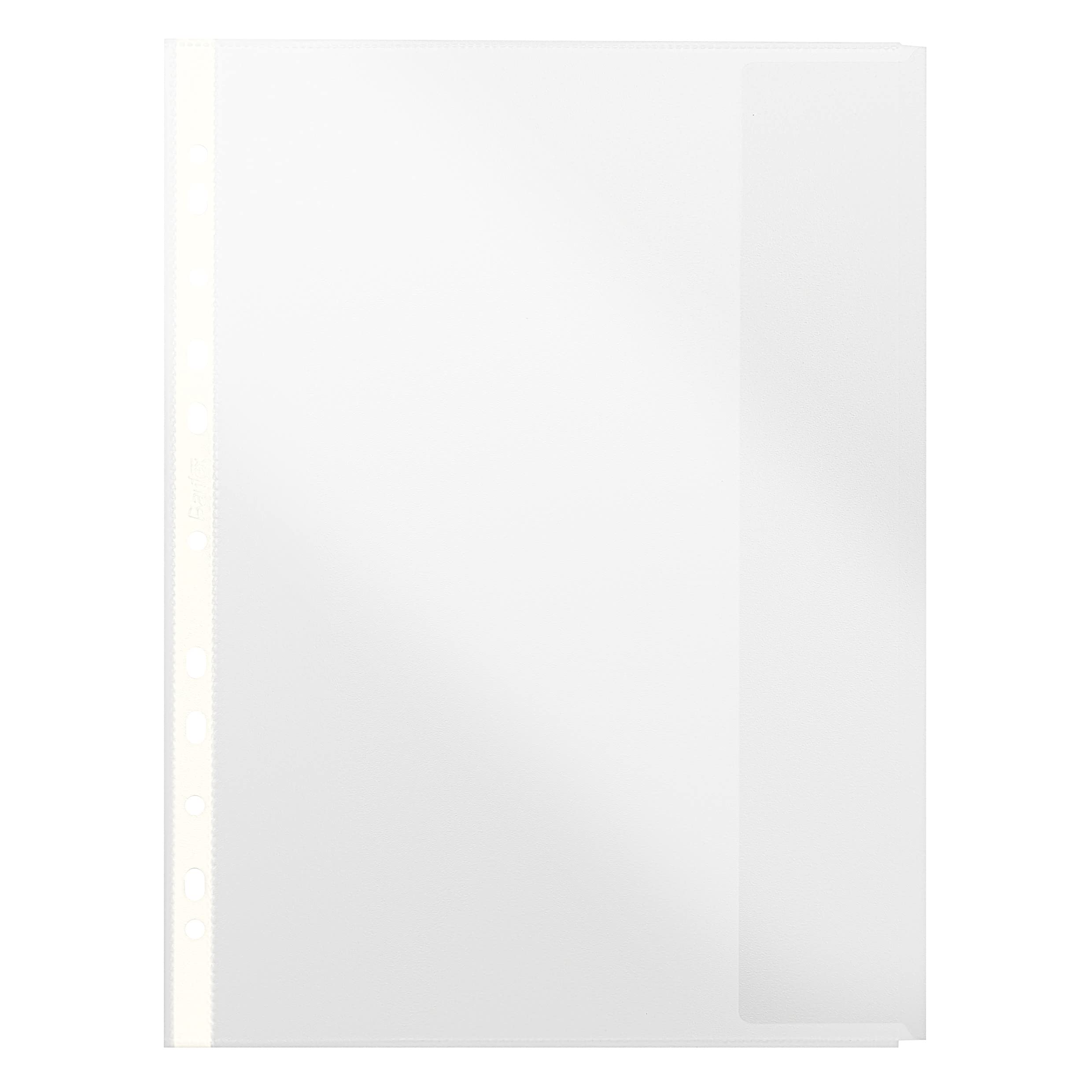 BANTEX 100550132 - Fundas para documentos (tamaño A4, 120 micras, 30 paquetes de 10 fundas)