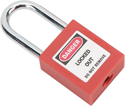 Miniatura 8 de Juego de cerrojos para candados, kit de etiquetado ImpactLockout de acero inoxidable, diseño de 6 agujeros, alta seguridad, a prueba de