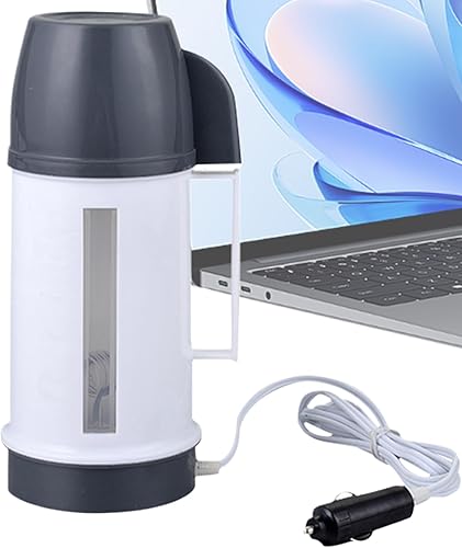 Miniatura 9 de Electric Travel Kettle - 12v Coffee Warmer Kettle, Auto Shut Off Pot, Portable Hot Water Boiler  Quick Heating Kettles for Coffee Tea Milk Road Trip