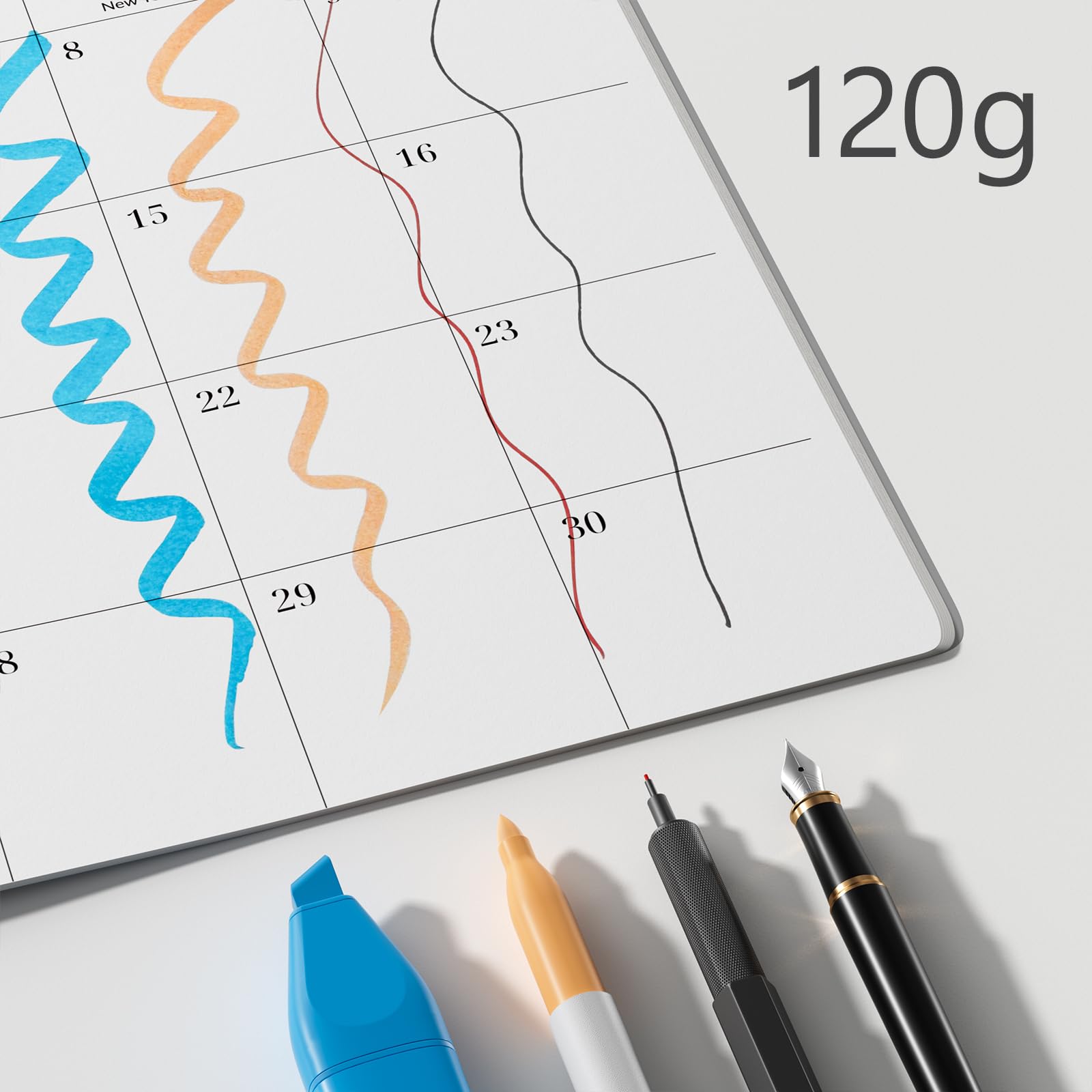 Jotsome - Agenda mensile 2026-2027, 18 mesi, da gennaio 2026 a giugno 2027, 21,6 x 27,9 cm, rilegatura da cucito, copertina morbida, planner personale giornaliero mensile per piano scolastico, studio