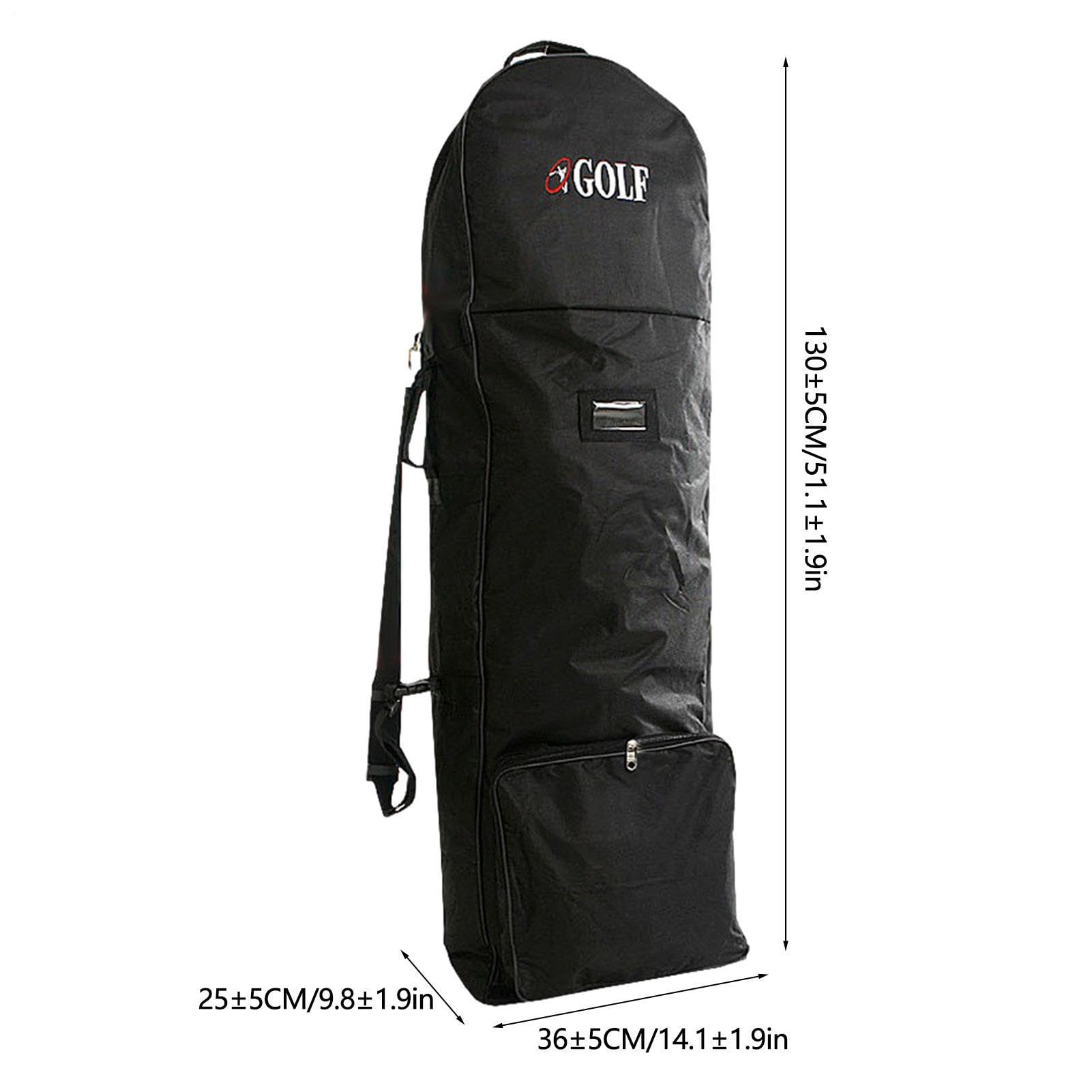 Sac De Voyage De Golf, 130x36x25cm Sac De Golf De Voyage pour Compagnies Aériennes, Tissu 600D Sacs De Roue De Voyage en Avion pour Golf, Housse De Protection pour Sac De Golf