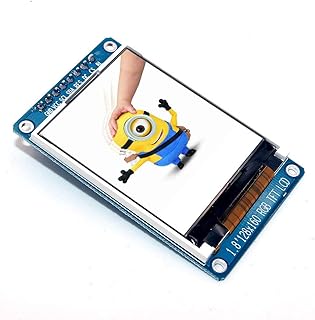 DollaTek 1.8 Zoll Vollfarbe 128x160 SPI Vollfarbe TFT LCD Display Modul ST7735S 3.3V Ersetzen OLED-Netzteil für Arduino DI...