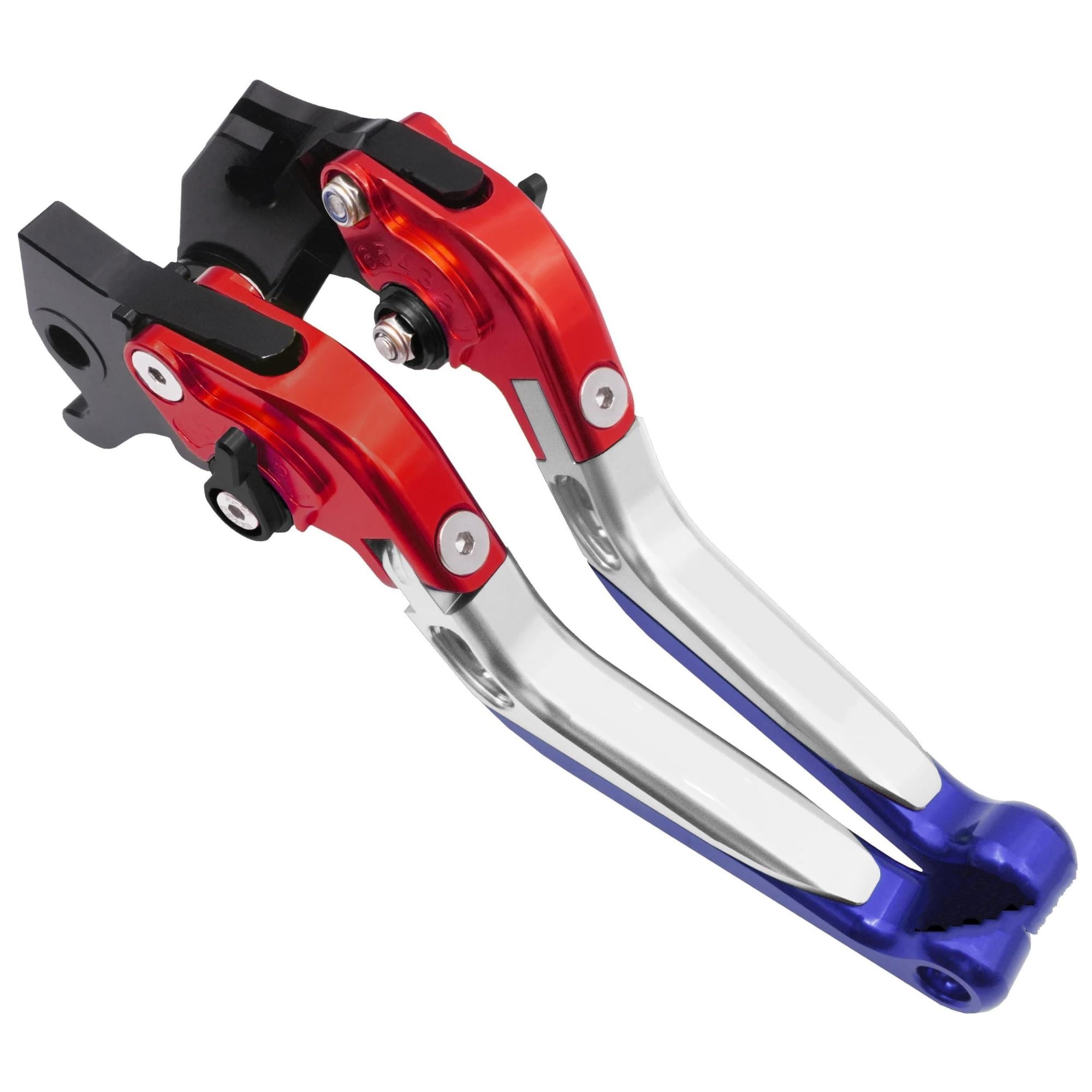 GIMEGIOYLY for CB1000R for CB 1000R for CB 1000 R Brake Clutch Lever Adjustable Folding Lever Clutch Lever Brake Lever Set Clutch Brake Lever Handle(RD SR BU-BK)