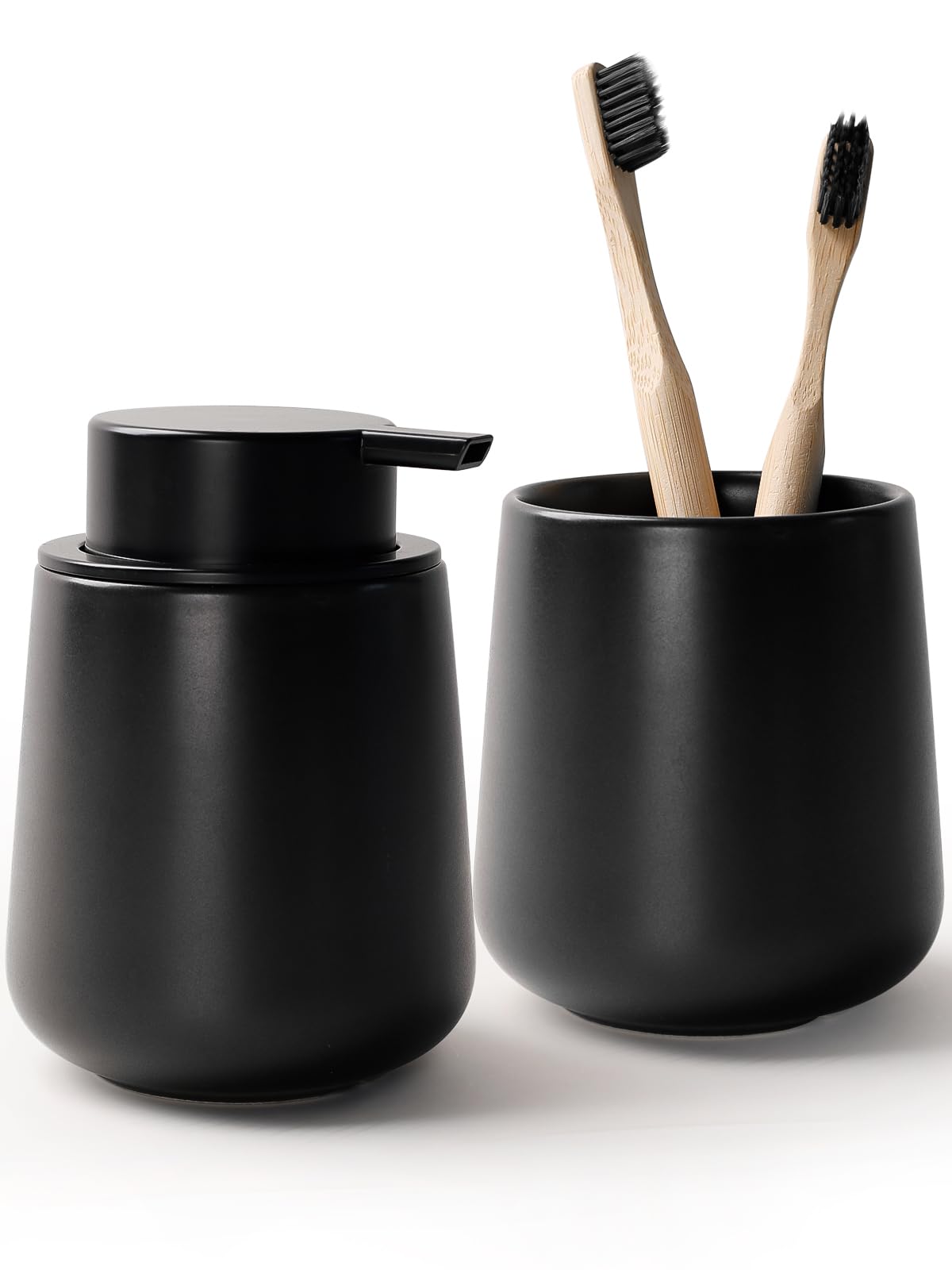 Bosilunlife Soap and Toothbrush Holder Set