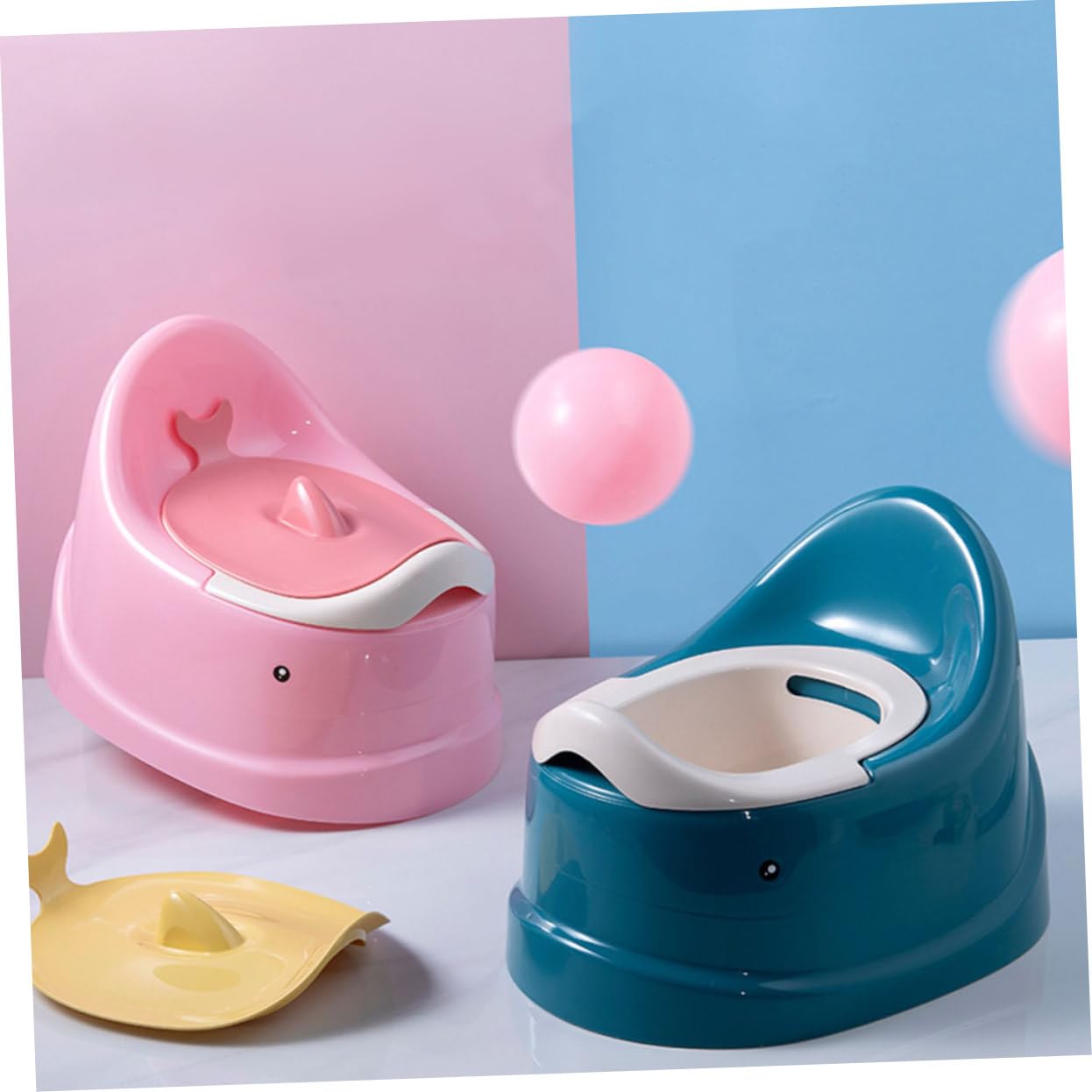 Orinal para Niños Pequeños Rosa Pp Portátil y Reutilizable