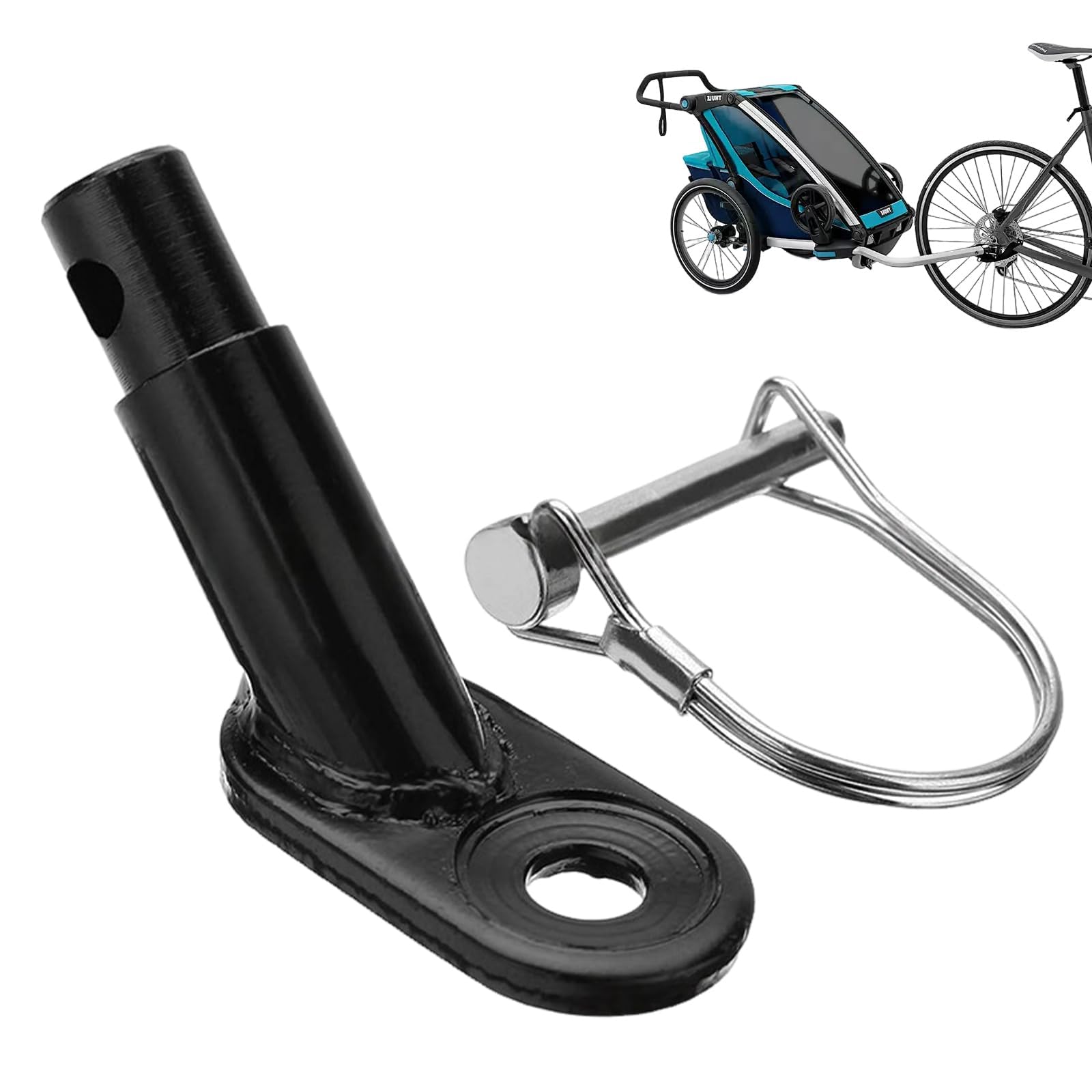 Frizione Rimorchio Bicicletta,Frizione Croozer,Gancio di traino per bicicletta,Frizione per bicicletta per rimorchio,Accoppiamento universale per bicicletta per bambini rimorchio passeggino rimorchio