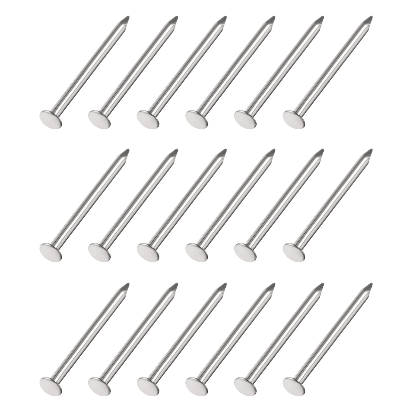 Petits clous assemblage meuble bois METALLIXITY 1,4 x 19 mm acier résistant argenté