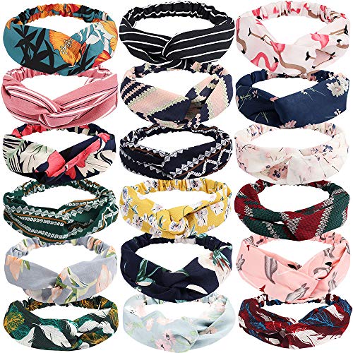 Soft Headbands for Women, Womens Headbands, 18 Pack Soft Knotted Headbands for Women, Multicolor Hair Bands Hair Hoop Hair Accessories for Women Girls Headwear