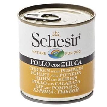 Schesir Wet Dog Food - Chicken with Pumpkin - 285g - Can