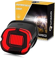 Vista 1 de QUASCO Luz trasera LED estroboscópica de freno trasera ahumada, compatible con Harley Dyna Sportster Road King Electra Glide Heritage Softail Fatboy