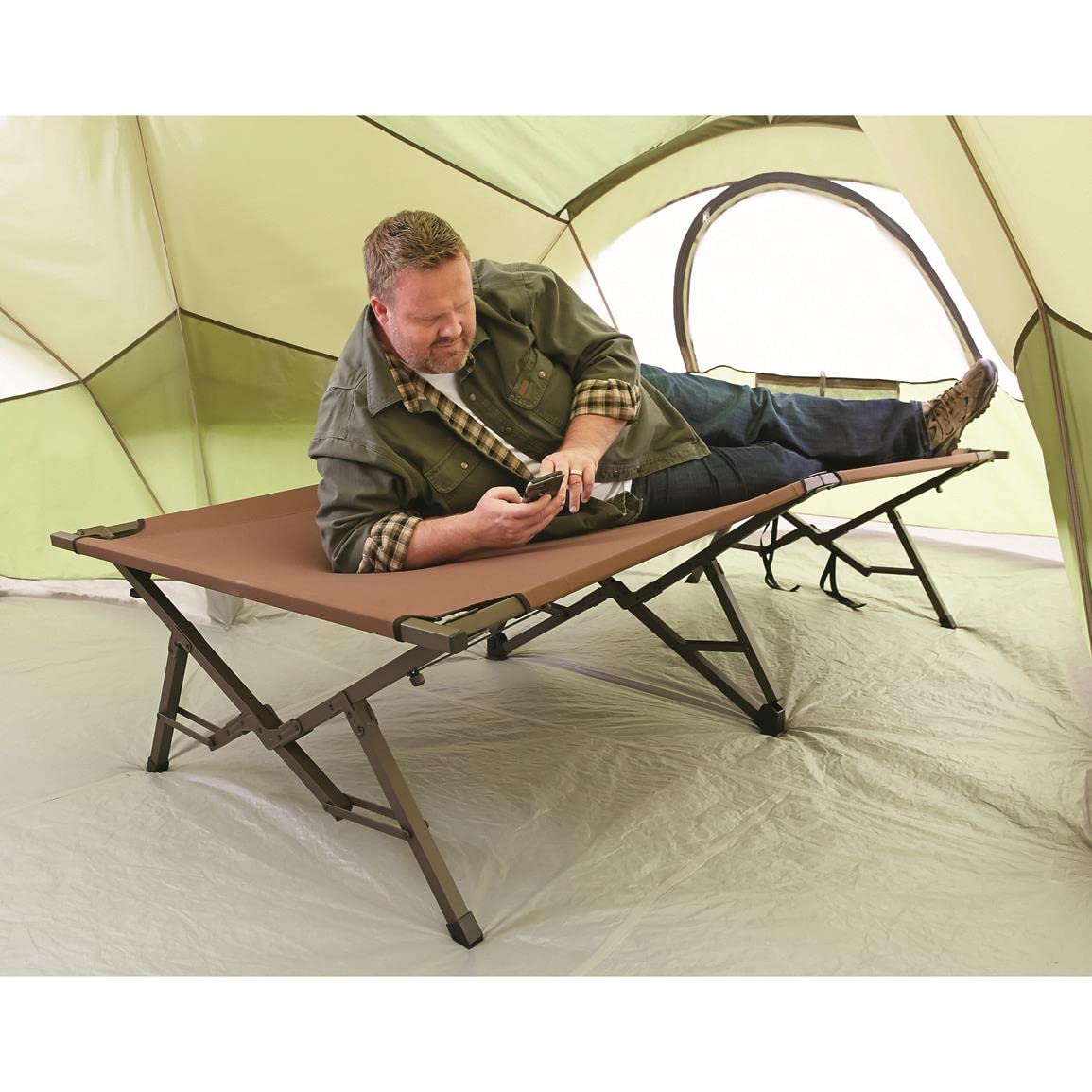 スリーピングコット Amazon.co.jp: Guide Gear 折りたたみ式ベッド キャンプ用 ポータブル