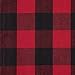 DII Buffalo Check Collection, Classic Farmhouse Cloth Napkin Set, 20x20, Red & Black, 6 Piece