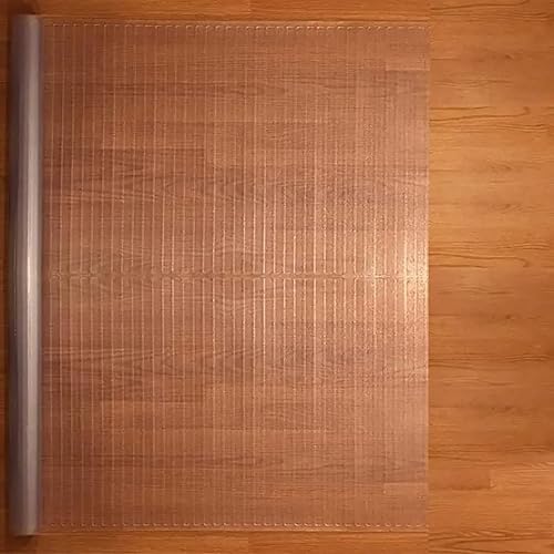 Miniatura 9 de Home Must Haves Protector de piso de vinilo transparente de plástico transparente de alta calidad con patrón acanalado de PVC para alfombra (27