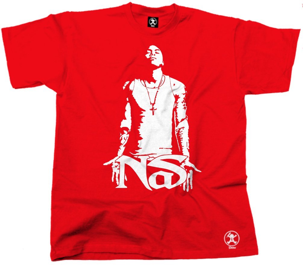 NAS Gods Son Illmatic Tshirt Top HHT-NAS09 Red
