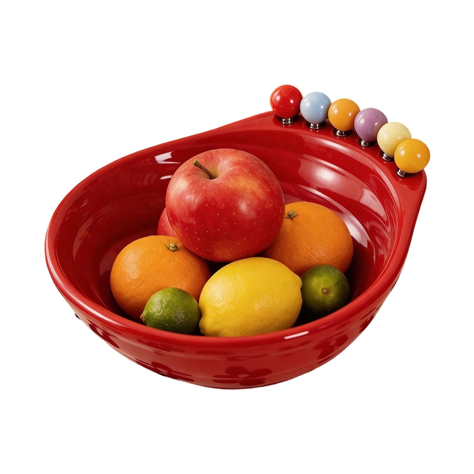 ZEPFJHE Stylish Multipurpose Serving Bowl with Forks for Snacks and Dessert Fruit Plate for Parties and Daily Meals Safe Safe Tableware