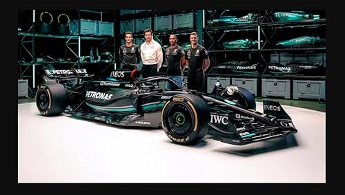 Miniatura 5 de Bburago 143 Mercedes F1 Team W14 2023 44# Lewis Hamilton Alloy Car Die Cast Model Collection Gift (W14 44#)