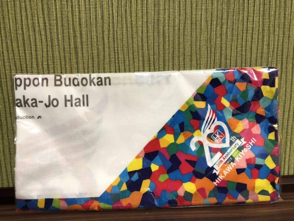 Amazon 氷川きよし 公式グッズ 20周年記念コンサート 記念ハンカチ 武道館限定 アイドル 芸能人グッズ 通販