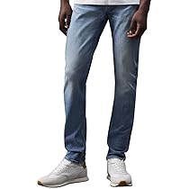 Calvin Klein Uomo Jeans Slim Tapered Fit, Blu (Denim Medium), 30W, 34L