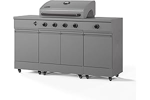 Tytus Fresno Propane or Natural Gas 60,000 BTU Grill with Storage and Ice Bucket