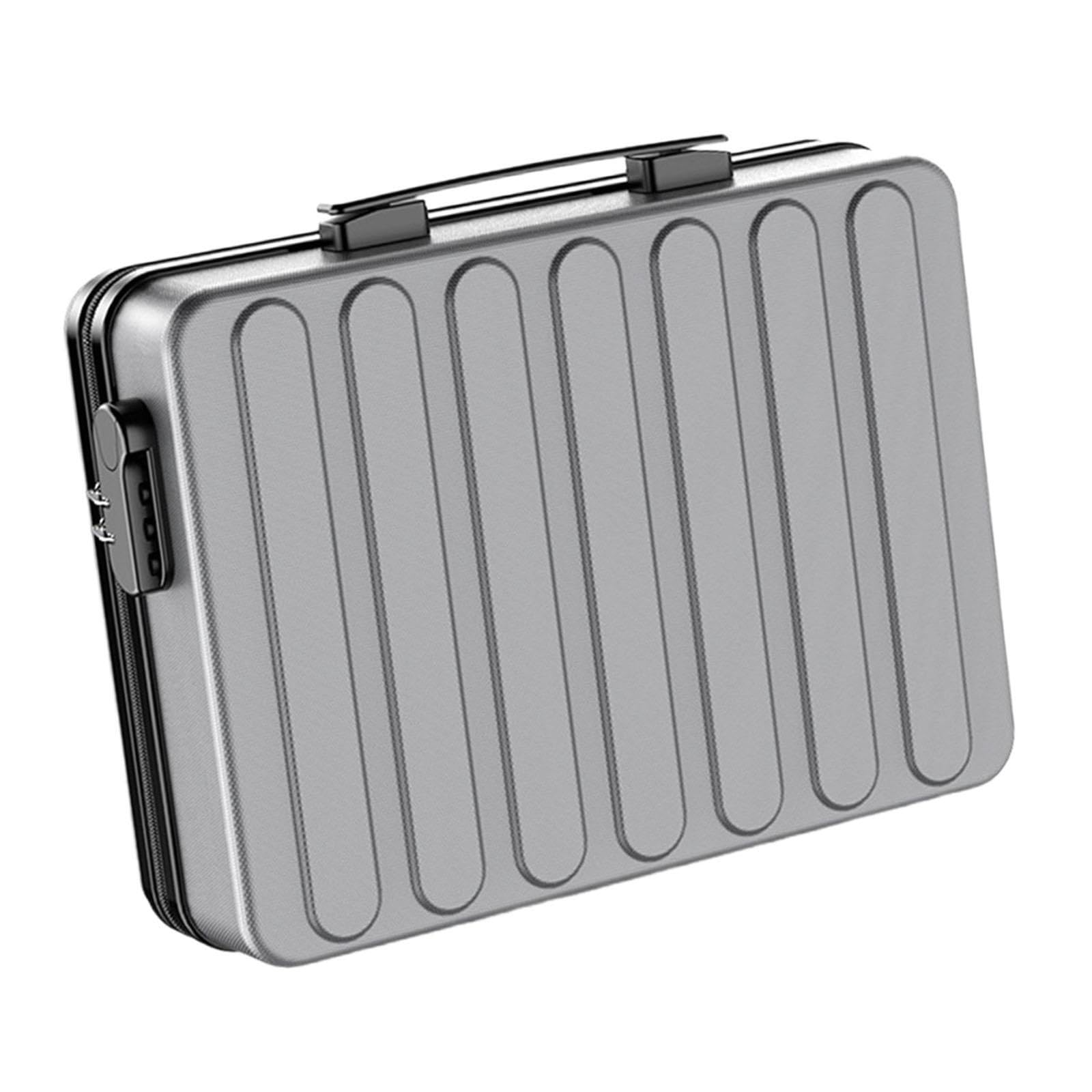 Bolsa impermeable para documentos con cerradura, organizador de archivos de bolsillo, gran capacidad, caja fuerte para guardar documentos importantes y certificados,