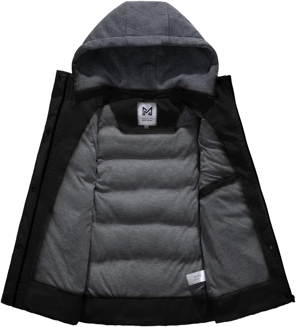KVE Women's Warm Winter Hooded Vest Padded Puffer Vest - Image 3