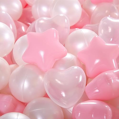 Miniatura 193 de STARBOLO Pelotas de estrella para niños pequeños, 100 unidades, estrellas de 2.55 pulgadas, sin ftalatos, sin BPA, no tóxicas, a prueba