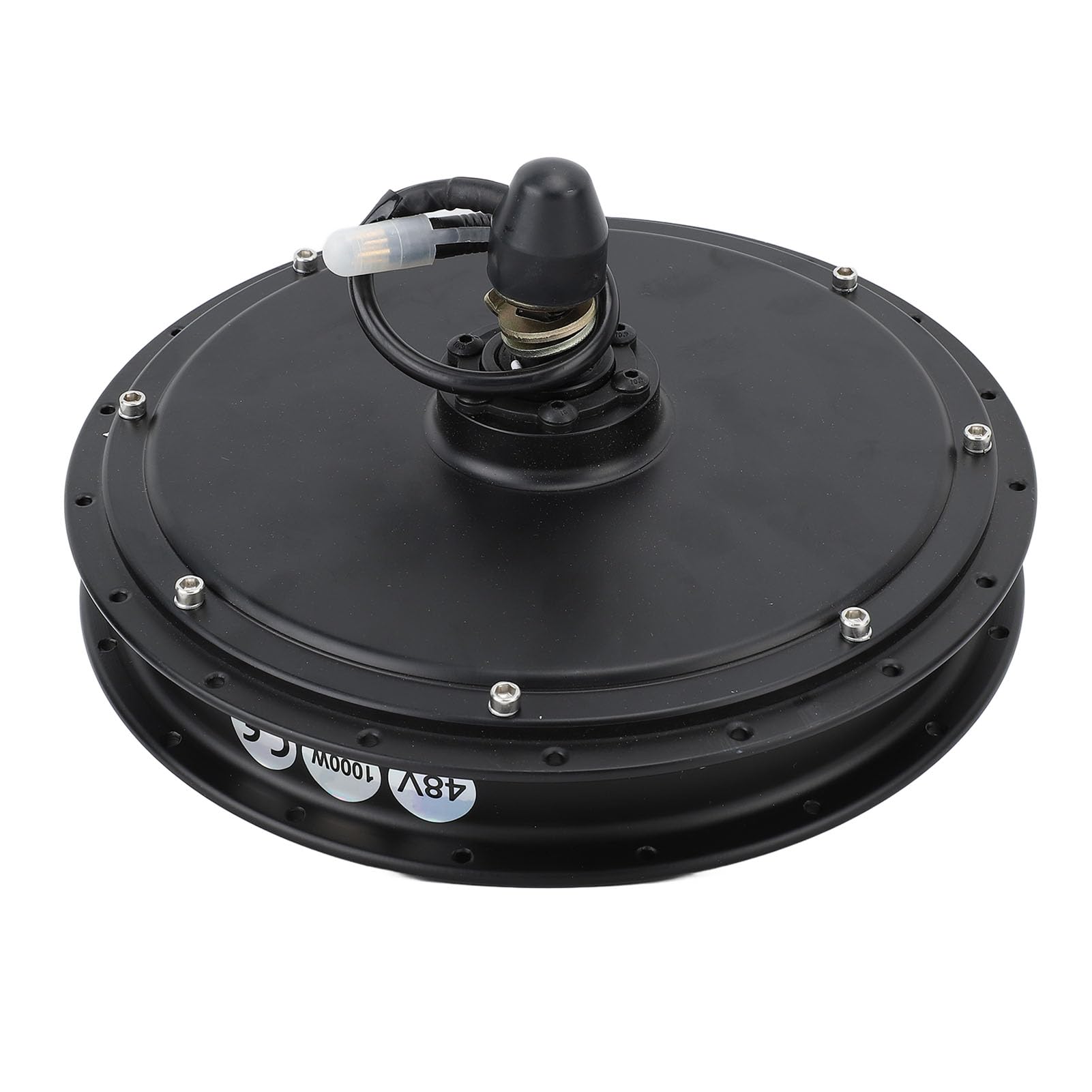 1000W Front Drive Electric Bike Hub Motor, Fast Speed Low Noise Spoke Hub Motor with Strong Loading Capacity Suitable for Self Propelled Electric Bicycle