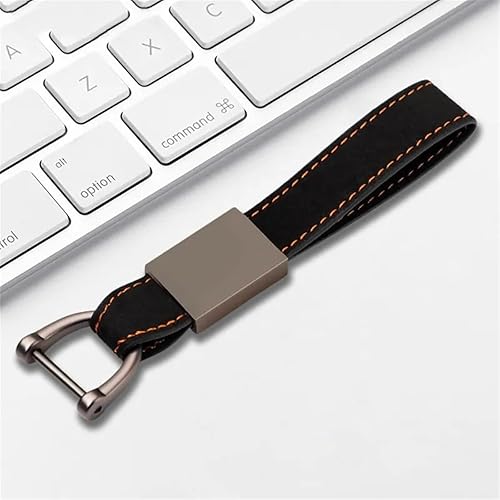 Miniatura 7 de BORATO Motorcycle Zinc Alloy Suede Leather Custom KeyChain For Benelli TRK 502 Leoncino 500 250 BJ 500 TNT125 300 600 302s Keyring (Color  White,