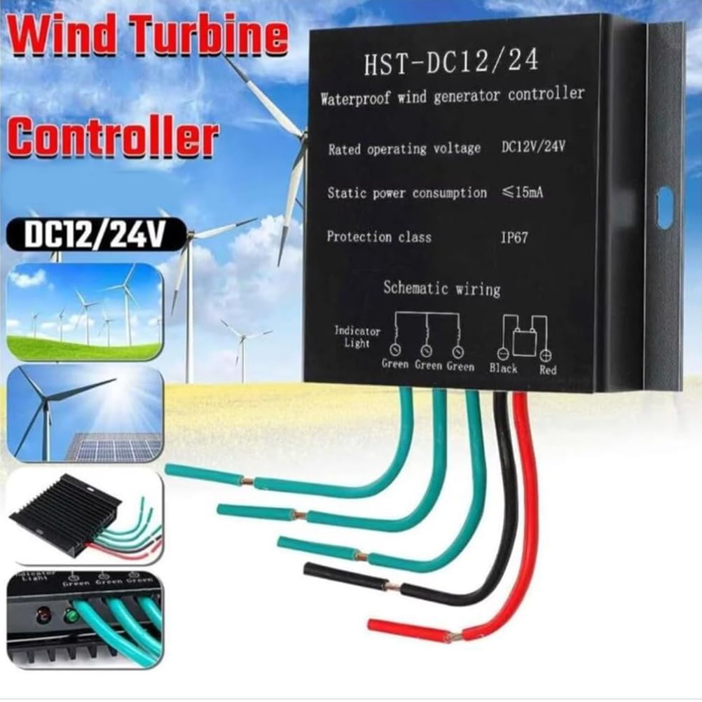 100W-5000W Windturbinen-MPPT-Laderegler 12V 24V Auto 48V MPPT Windregler für Lithiumbatterien, Solarmodule oder Windgenerator,48V