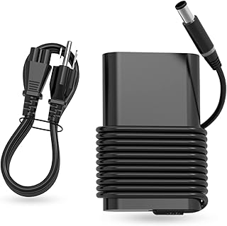 Slim 65W AC Adapter Charger Compatible with Dell Latitude 7480 7490 7290 7404 7204 6520 5590 5580 5530 5490 5290 E6430 E6440 E6500 E6510 E6520 E6530 E6540 E7240 E7250 E7440 E7450 Power Supply Cord