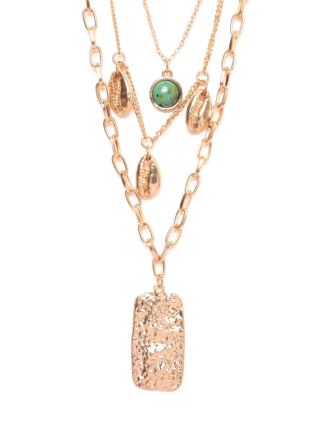 Madame multi-layered metal drop necklace (B0BFX7HMV4) Amazon Price History, Amazon Price Tracker