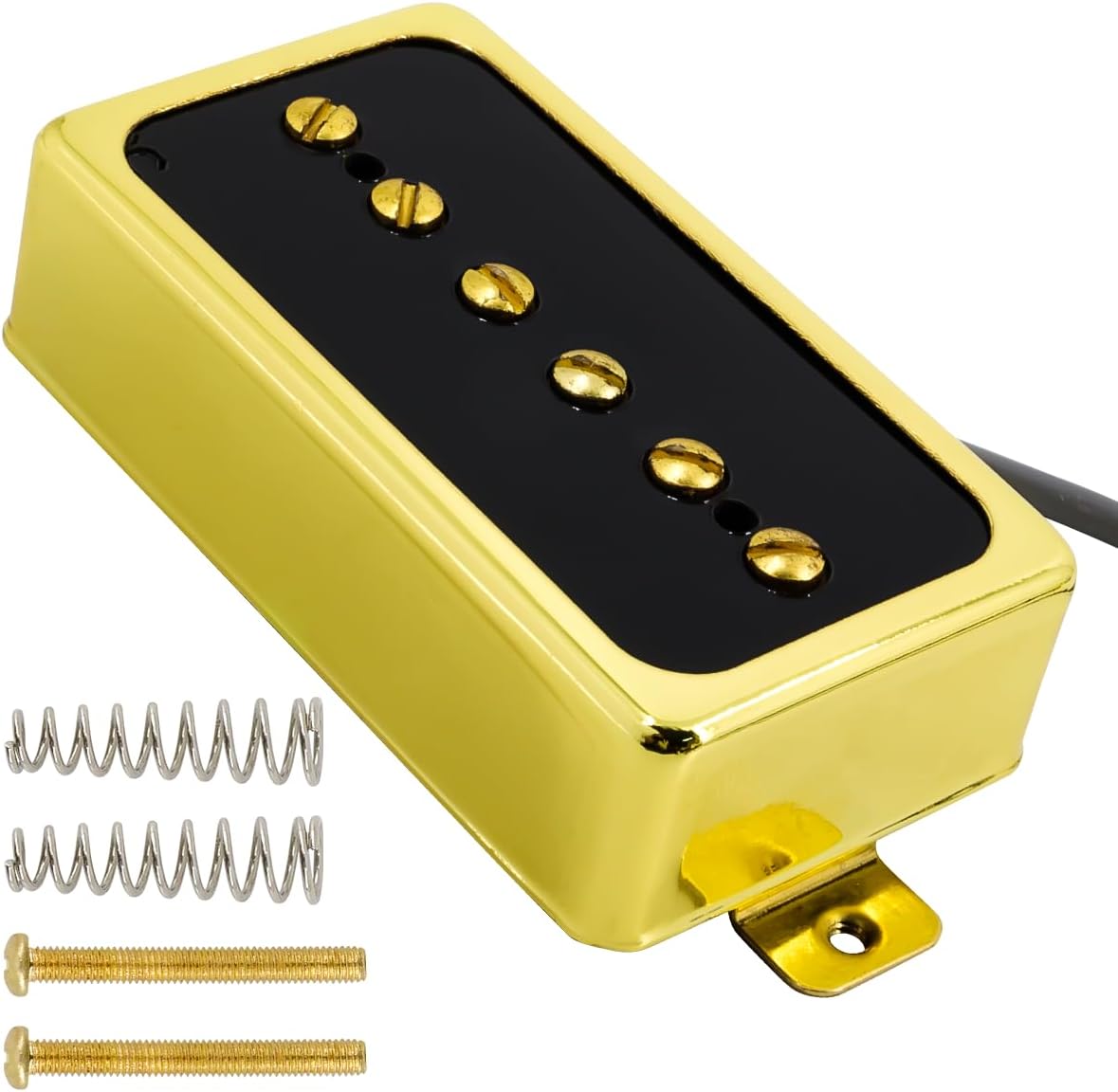 Alnico V Humbucker Pickup Guitar P90 Pickup,Alnico V Single Coil Bridge Pickup & Neck Pickups For Electric Guitar Pickup Accessories Guitar Pickup Replacement Parts(Bridge Pickup)