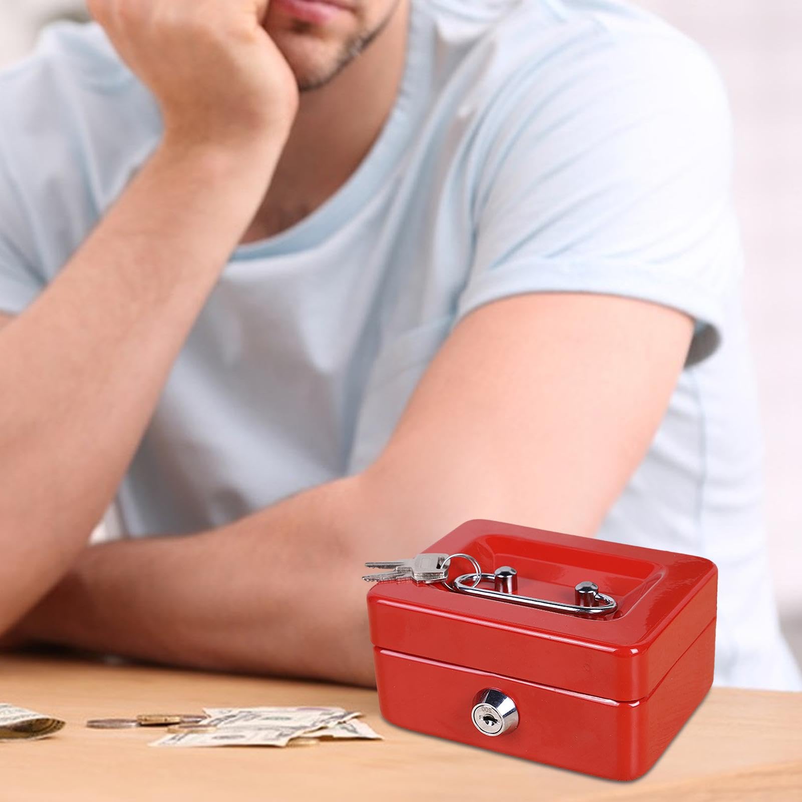 Amazon.co.jp: SAFESmall Cash Box Key Compact | 軽量マネー