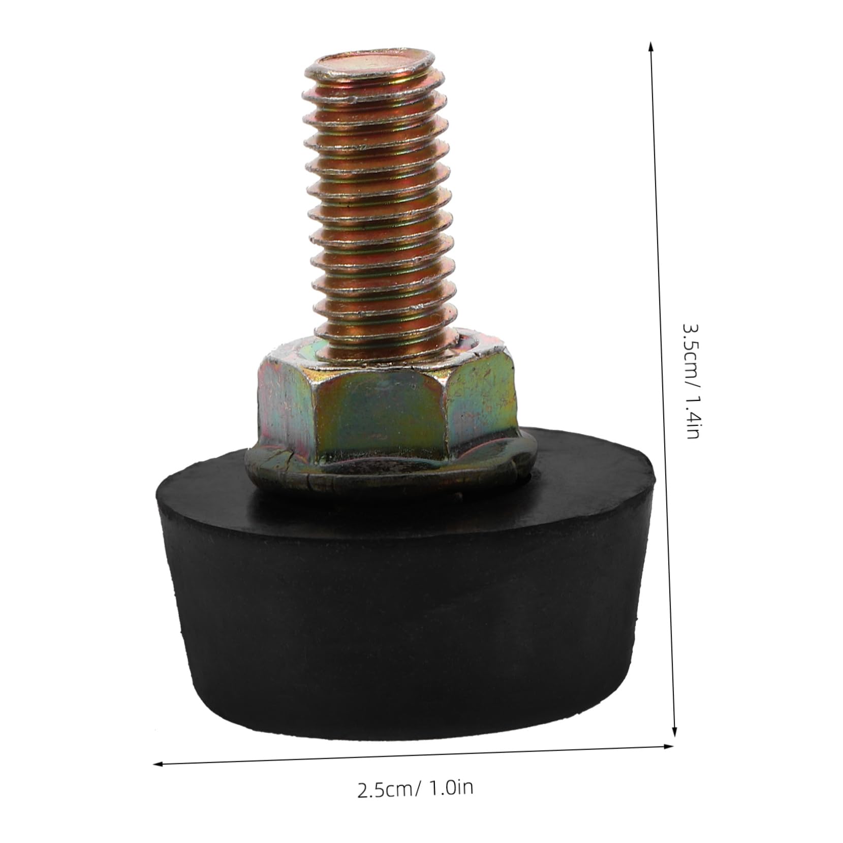 HAPINARY 1Pair Engine Hood Adjusters for Durable Car Hood Stoppers with Easy Installation Automotive Bumper Stops for Smooth and Compatible