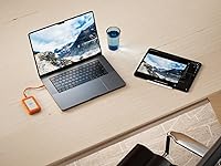 Vista 5 de LaCie SSD externo robusto SSD4 de 2 TB - USB 40 Gbps con clasificación IP54 (STND2000400)