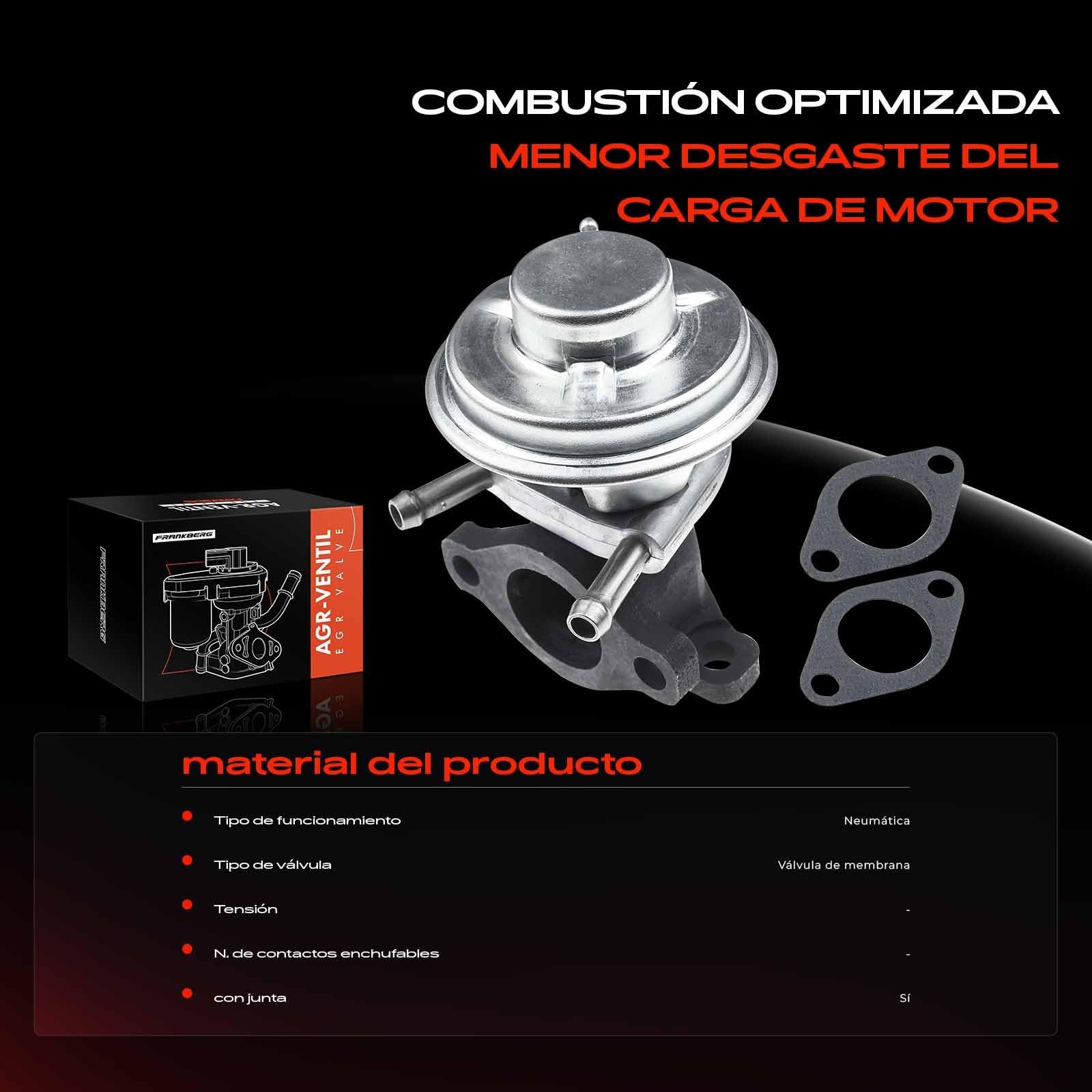 Frankberg Válvula EGR neumática 504150396 | Compatible con: Ducato Van 250, Plataforma/chasis de transporte diario IV, Caja de suero intravenoso diario