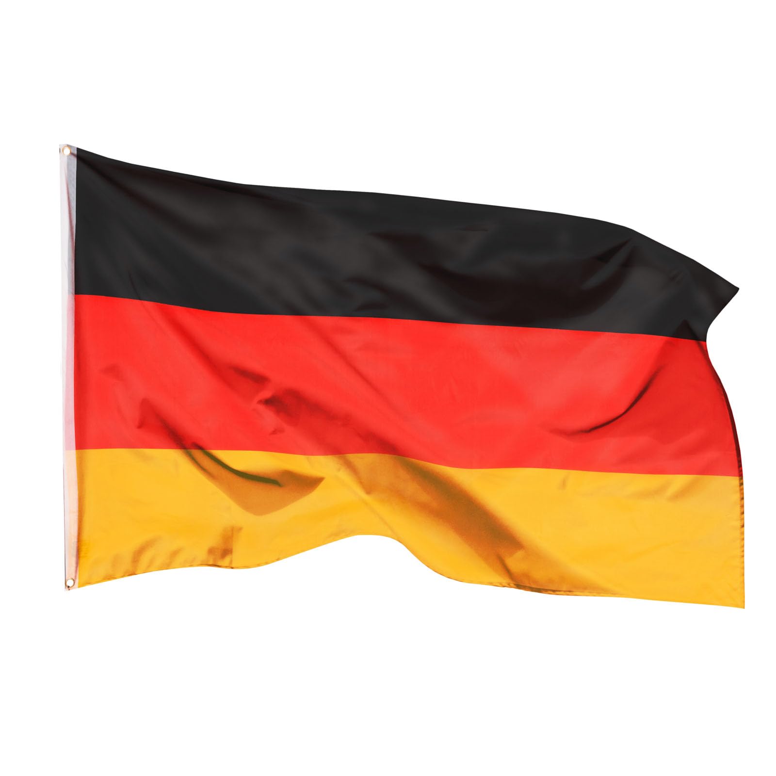 ARICONA FLAGS Germany flag - German flag 2x3ft with brass eyelets – weatherproof national flag for flagpole – 100% polyester – 60x90cm
