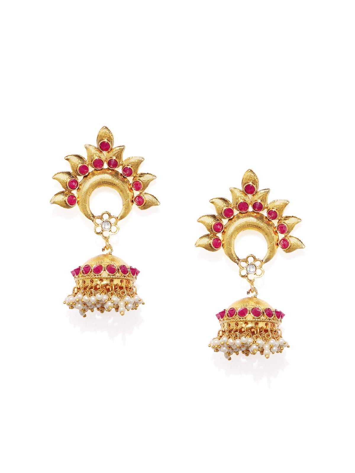 Designer Gold Plated Jhumki Earring For Women-ZPFK7601