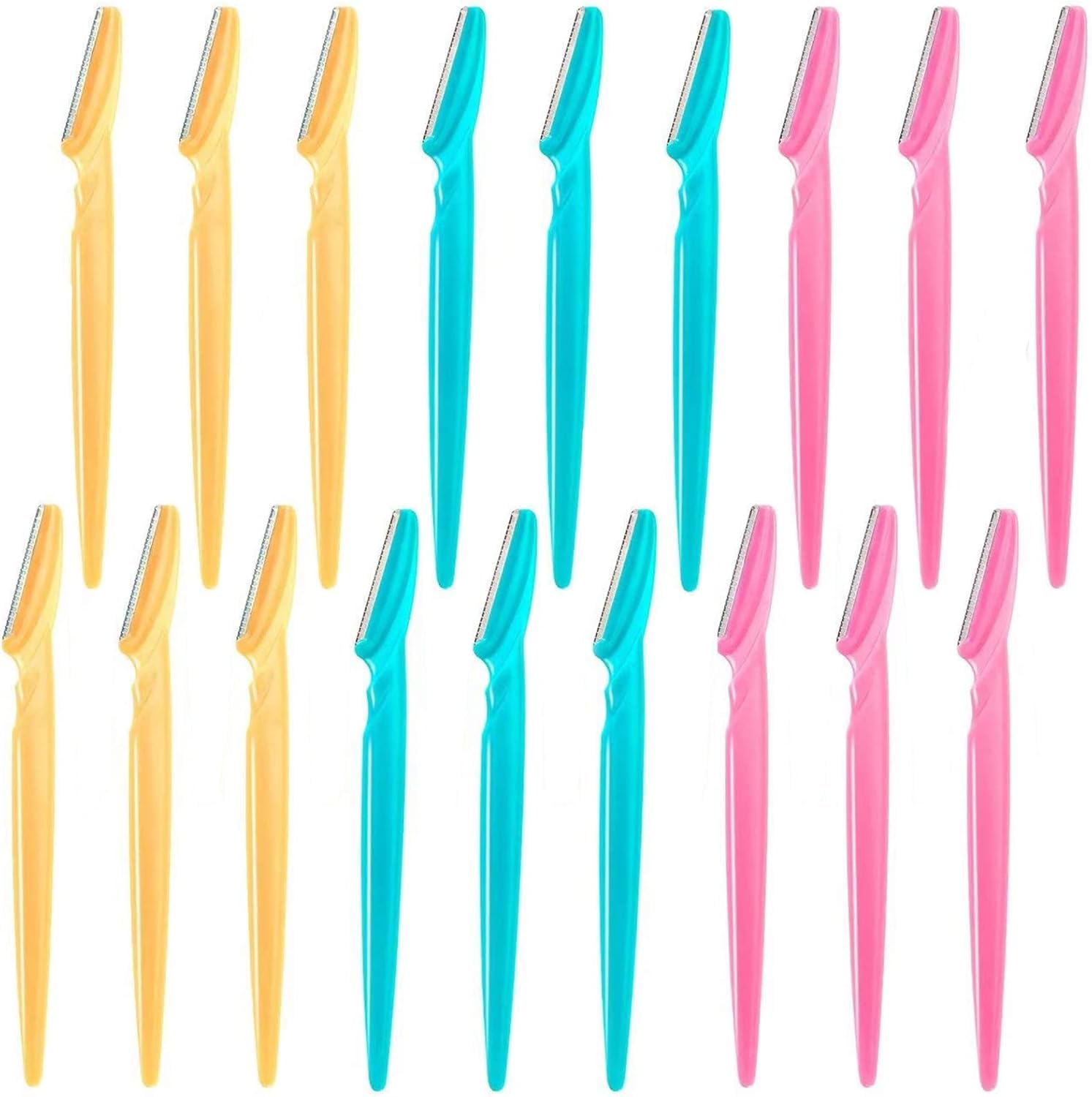 18Pcs Eyebrows Multipurpose Exfoliating Dermaplaning Tool Trimming and Shaving Grooming Eyebrow Face and Eyebrow Shaper for Women 3
