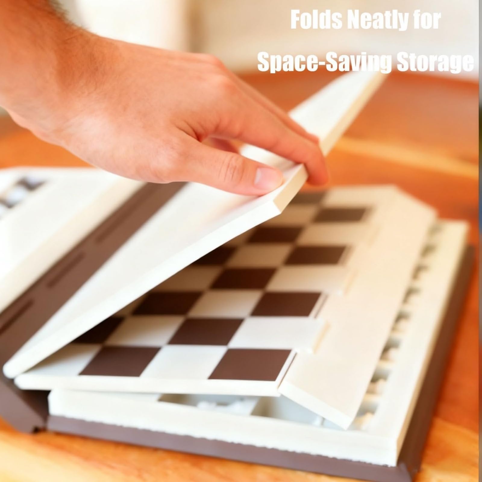 Playbook'd - Gioco dell'impiccato, Scacchi magnetici, Set di backgammon, Gioco a quattro, Battaglia navale, Scacchiera 3D, Giochi da tavolo Playbook'd (Chess)