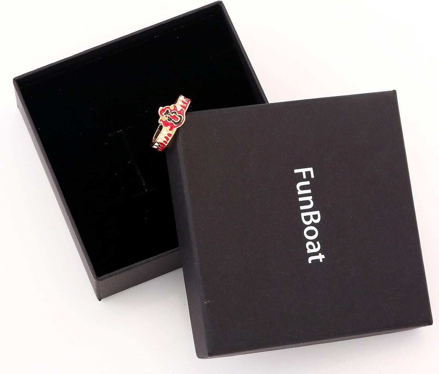 Rengoku Cosplay Costume Anime Rings - Anime Characters Cosplay Adjustable Open Ring - Christmas Fashion Jewelry Gifts for Women Men and Fans